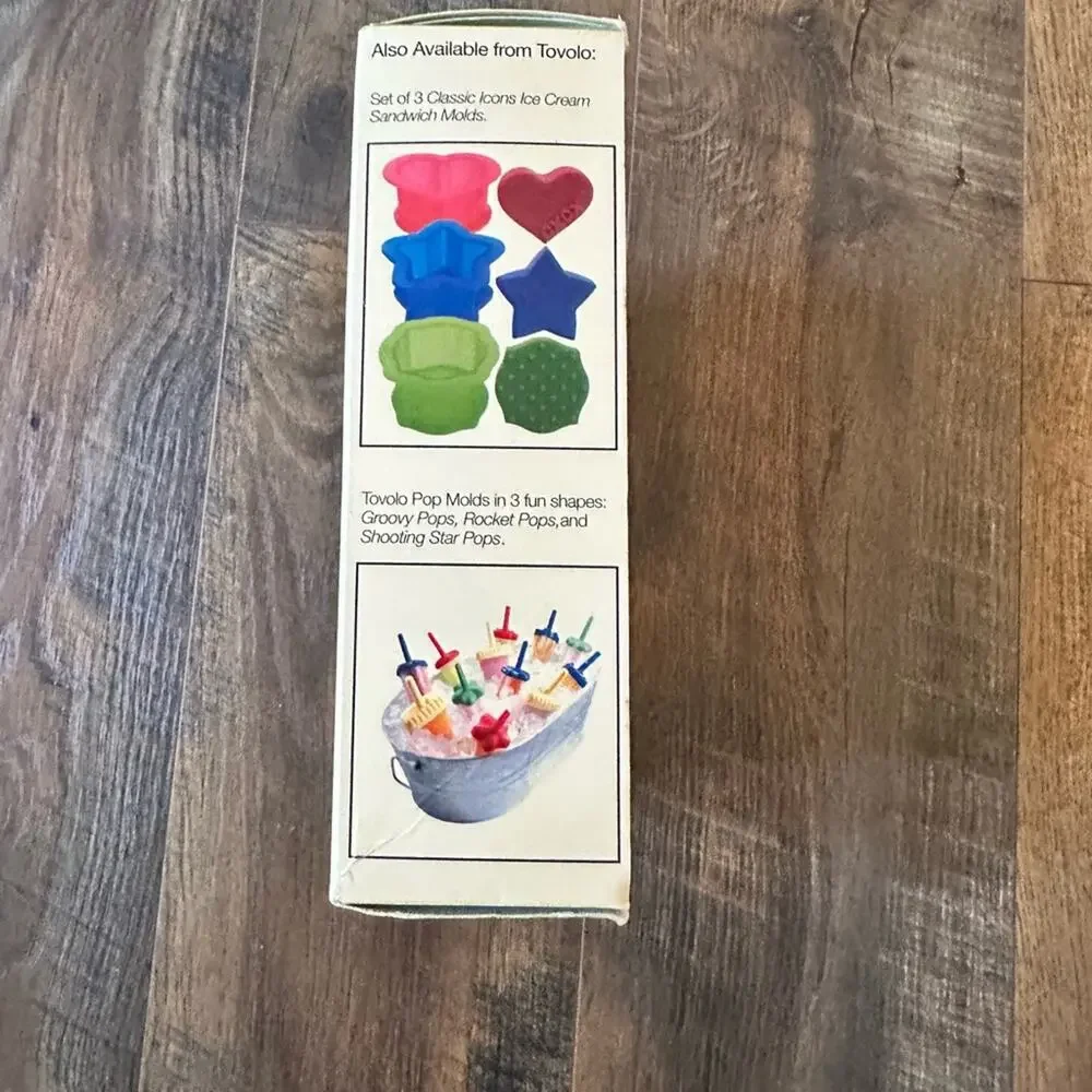 NIB Tovolo ice cream sandwich molds farm animal molds kids mommy & me ideas toy